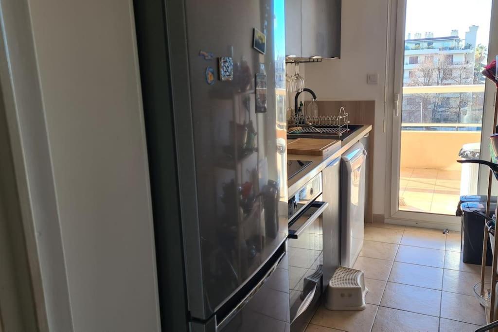 Appartement Vue Mer Sur Les Hauteurs De Nice Luaran gambar